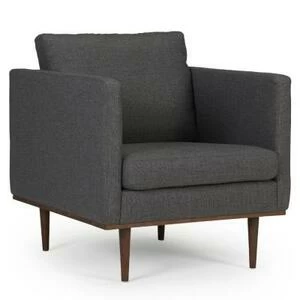 Кресло Vigo, дуб/орех, темно-серое