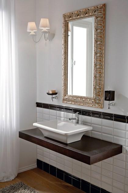 4002 Накладная раковина на столешницу  овальная Scarabeo Ceramiche Butterfly - Вид №1