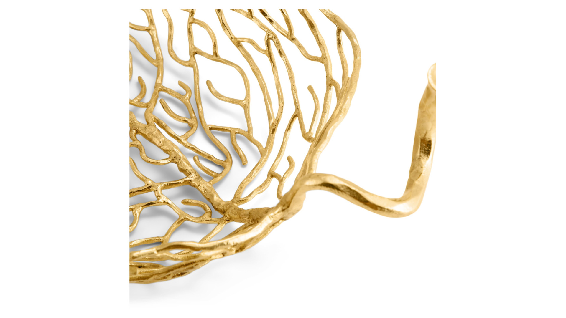 10663703 Michael Aram Блюдо Michael Aram Осенние листья 44см, латунь Латунь  - Вид №2