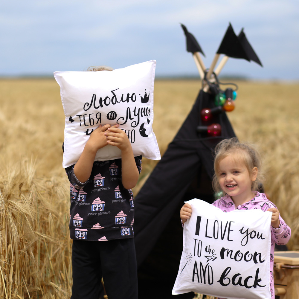 Наволочка Люблю Тебя VAMVIGVAM  281799 Белый;черный Santreyd  - Вид №6