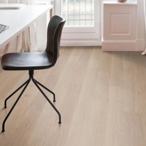 Паркетная доска Haro 4000 Series Top connect Кремово-белый Маркант Дуб Рустик с брашью (Текстурированная) 2200х180 мм 535538 - Вид №4