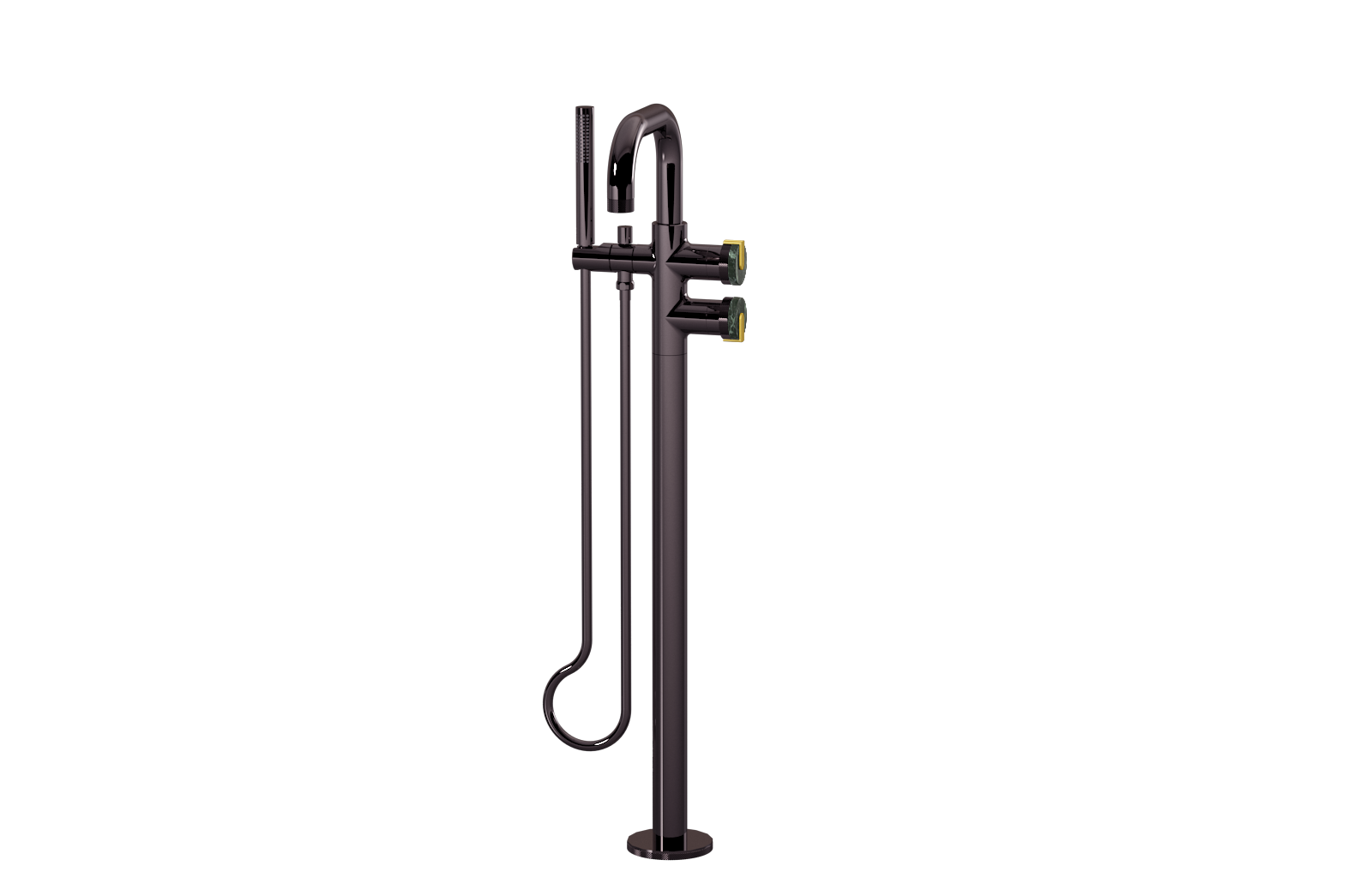E-11557-R2MG-L1BB-OX Смеситель напольный отдельностоящий (внешняя часть) GRAFF MOD+
