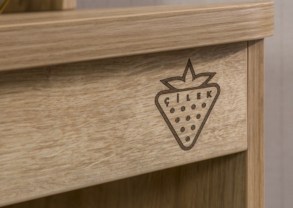 Письменный стол с ящиком 110 см орех Mocha CILEK MOCHA 00-3832442 Бежевый Santreyd  - Вид №2