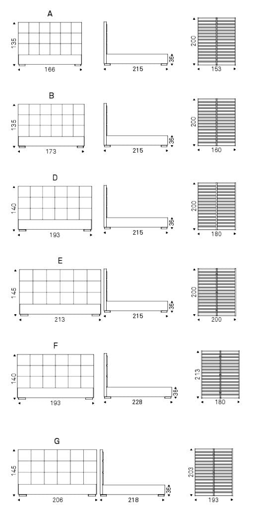 Двуспальная кровать с мягким изголовьем Cattelan italia WILLIAM ARCH-00119696 - Вид №3