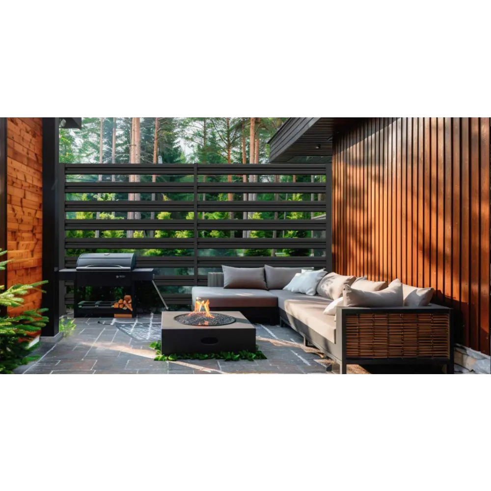 Еврожалюзи Горизонт 2.5x2 м RAL 7024 графит Santreyd STLM-2097762 - Вид №1