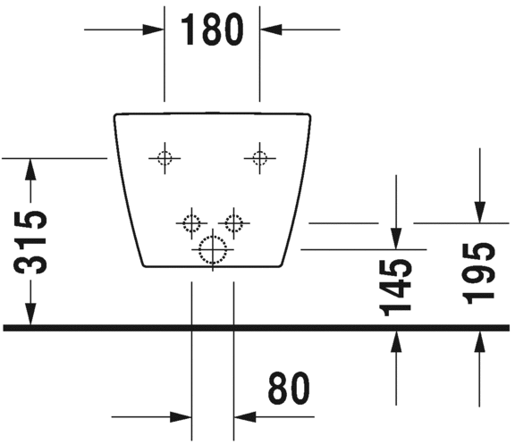 229015..00 Биде подвесное ME BY STARCK Duravit - Вид №3