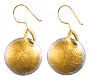 ZA7160 Серьги, серебро, позолота ZAREMSKI