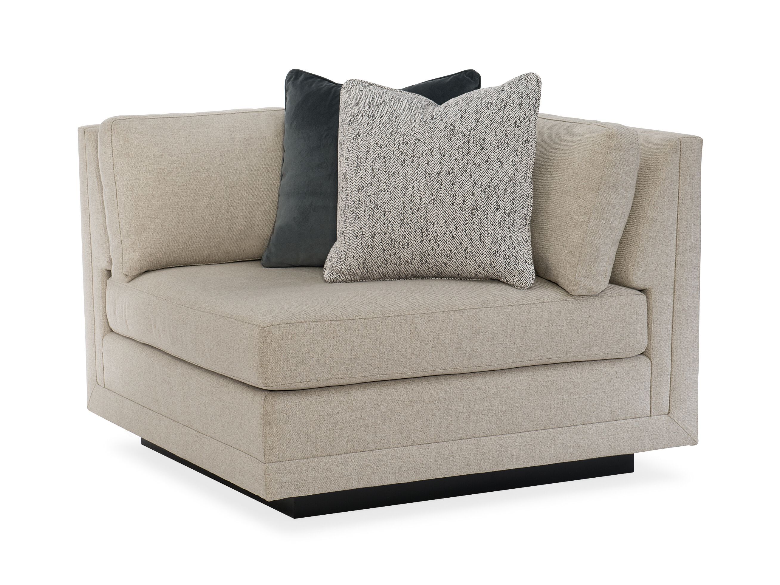 Тканевое угловое кресло Caracole Fusion ARCH-00063879