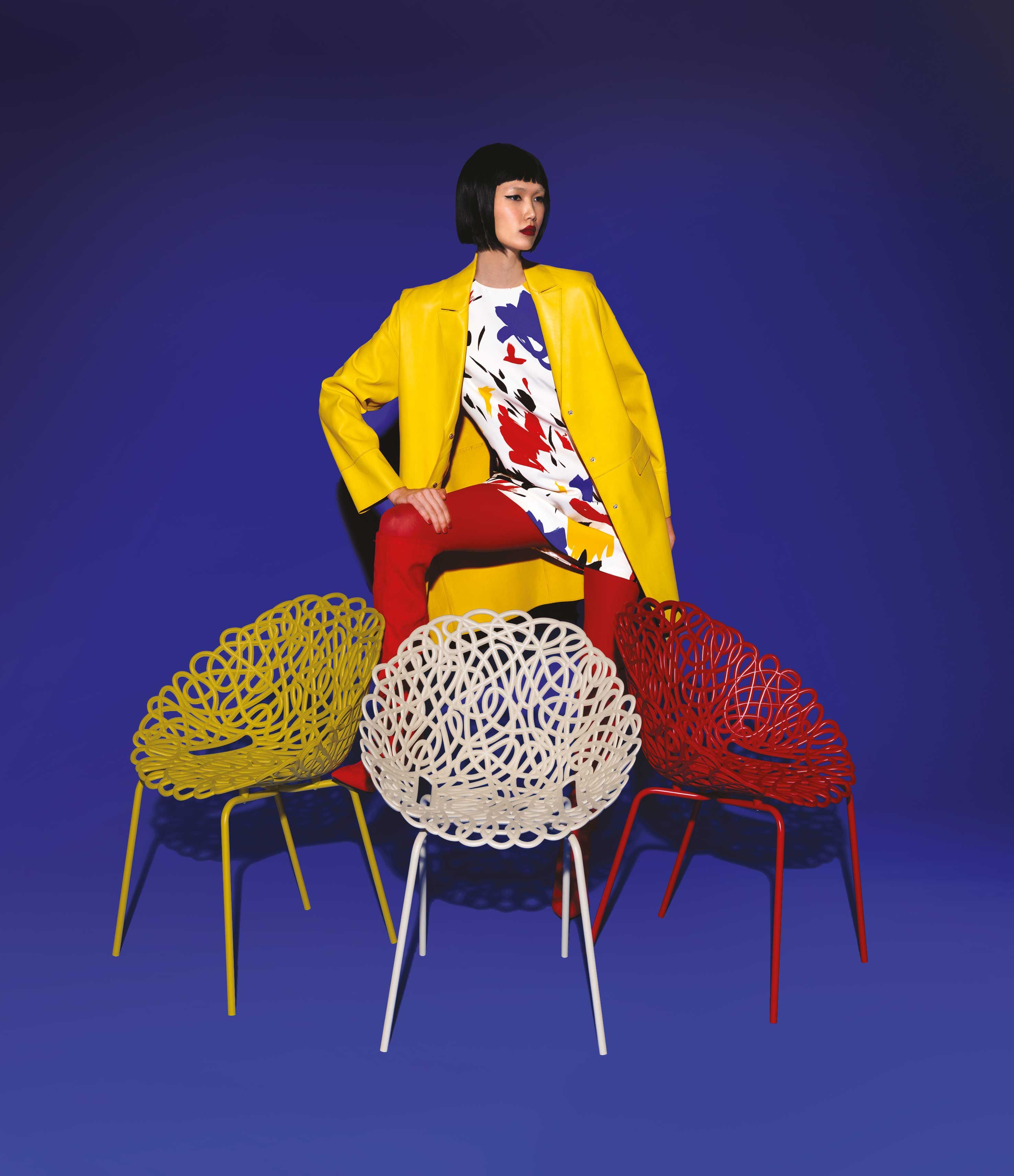 Штабелируемый садовый стул из полипропилена Qeeboo BACANA ARCH-00012179 - Вид №1