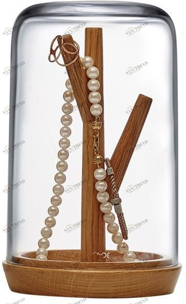 NUDE Шкатулка из хрусталя и дуба Blossom sun-id-1403290