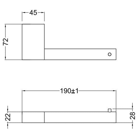 Держатель рулона CROSSWATER MPRO ARCH-00011340 - Вид №1