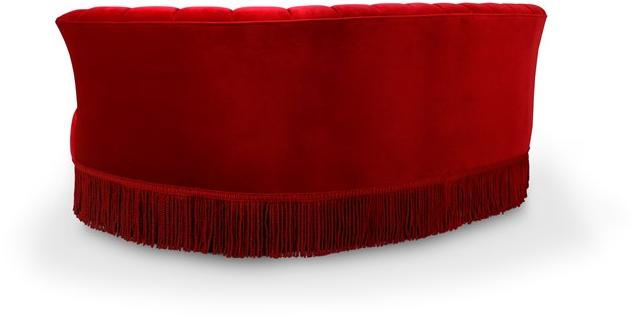 KOKET Изогнутый 3-х местный бархатный диван Sevilliana sun-id-1389665 - Вид №1