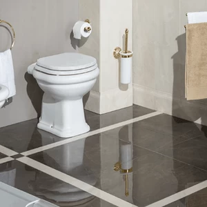 PHNP01 Приставной унитаз напольный Белый Gaia NAPOLI Италия