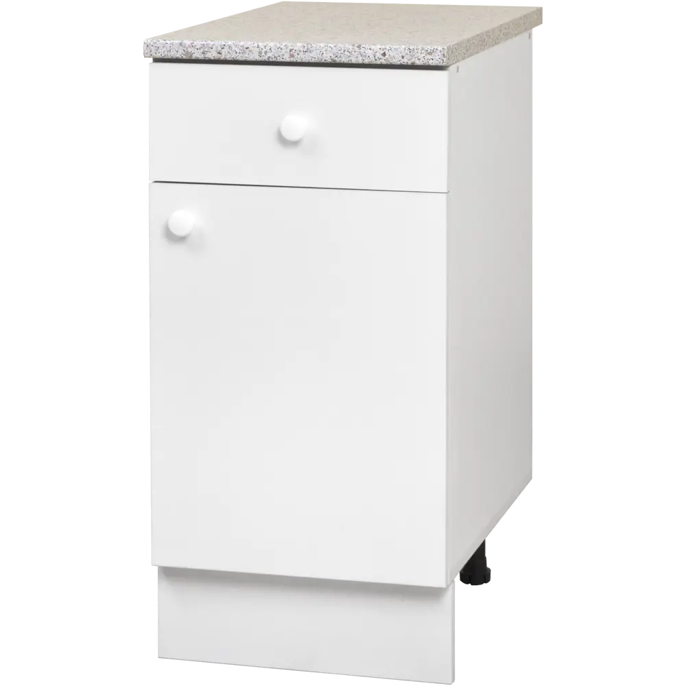 Шкаф напольный Бэлла 40x85x60 см ЛДСП цвет белый Santreyd STLM-2179699