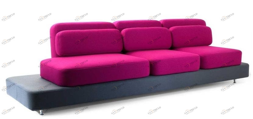 Adrenalina 3-х местный тканевый диван Quid sun-id-1362367