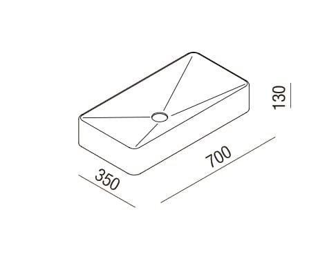 Прямоугольная столешница Agape Атлас ARCH-00054442 - Вид №4