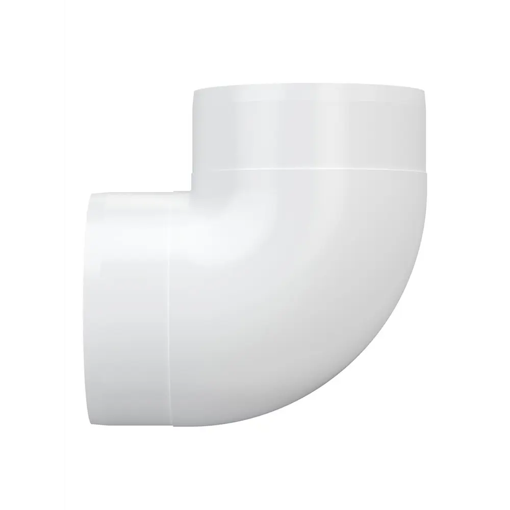 Колено круглое Fonet D100 мм 90 градусов пластик STLM-2117301 - Вид №2