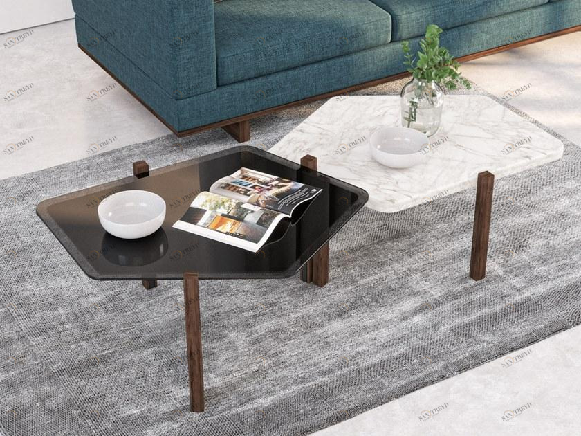 DE.CI Восьмиугольный журнальный столик Geom 06-octa-100