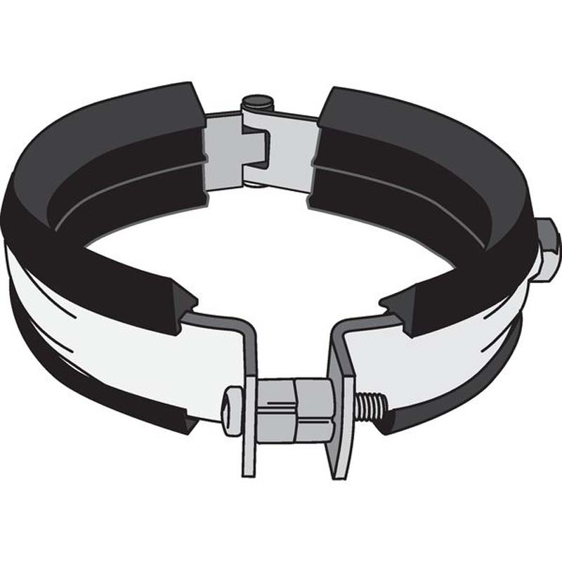 Хомут опорный Raupiano Plus для канализационной трубы без шпильки REHAU d50 120534