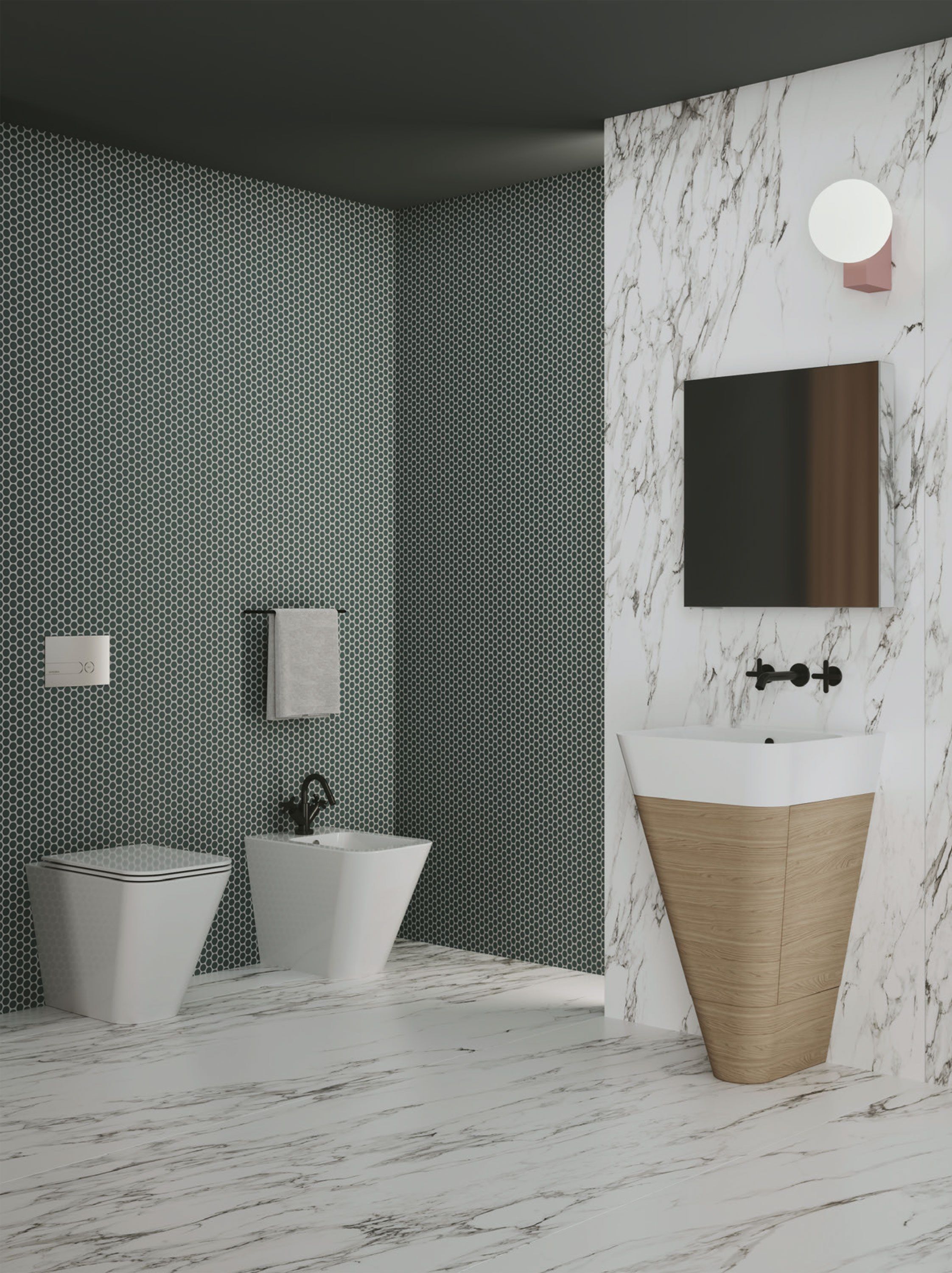 Напольное керамическое биде Azzurra Ceramica Сборка ARCH-00131558 - Вид №1