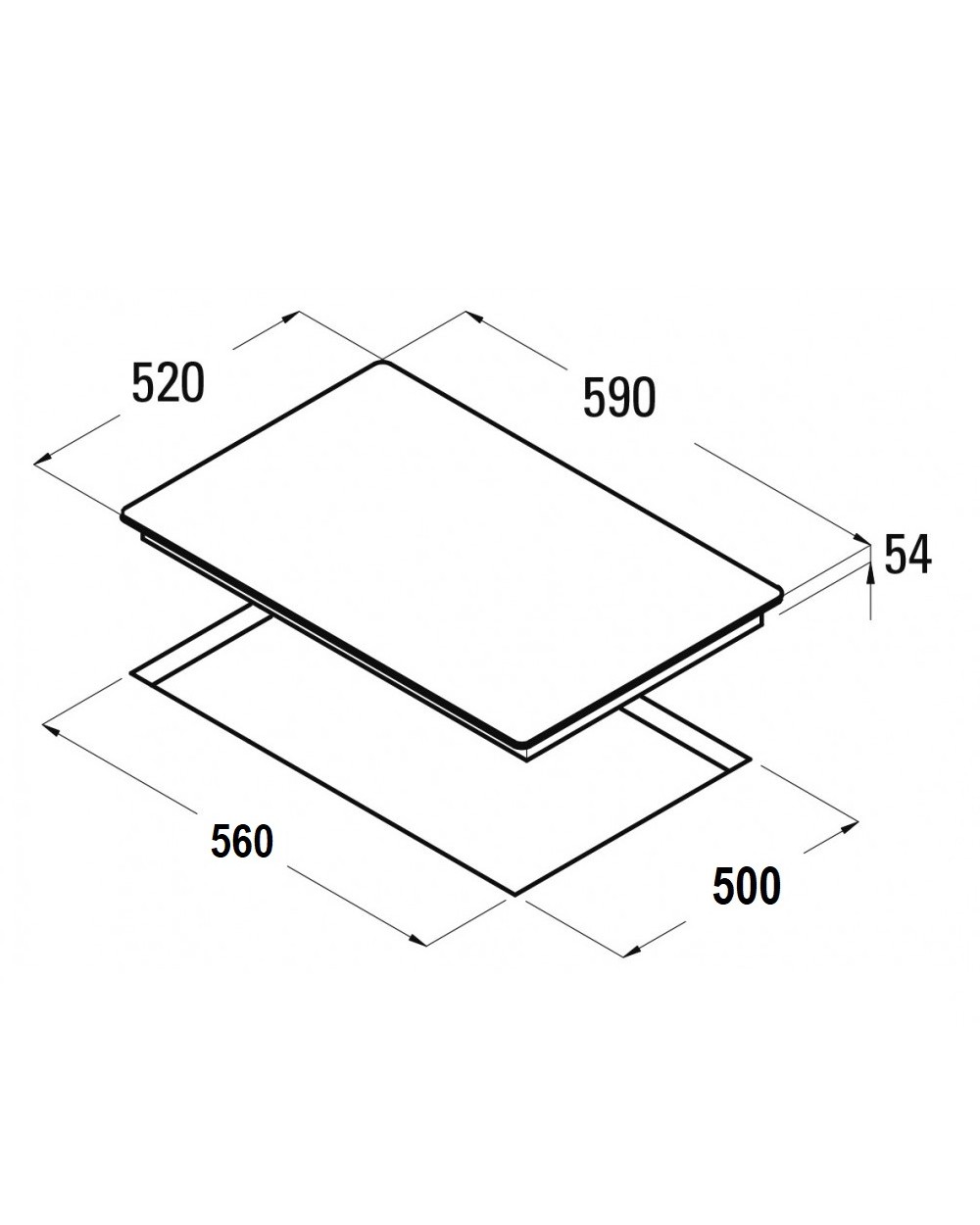 9295457 Индукционная варочная поверхность SCHTOFF I60H01 WHITE STDN-0001342 - Вид №1