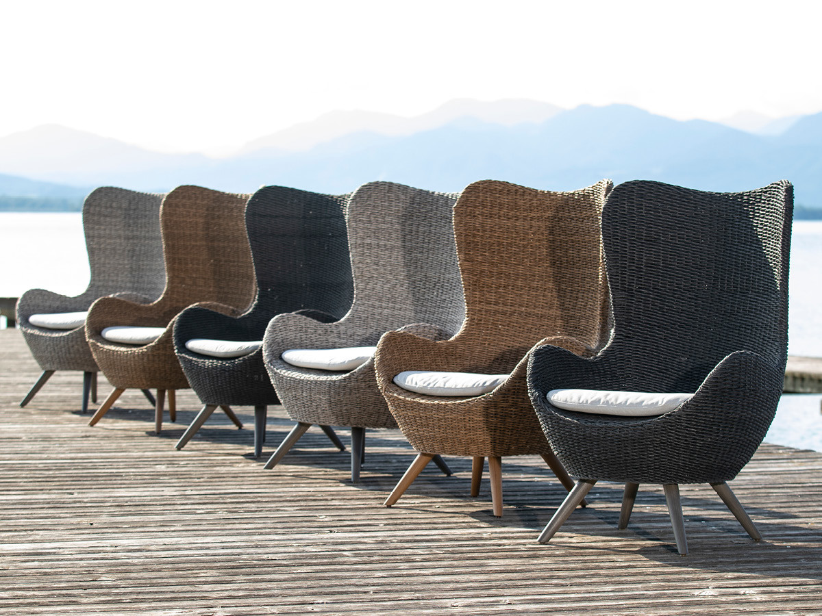 68.00.0862 Кресло Ocean Twist черное Mbm - Вид №1