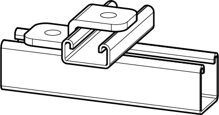 66587504 BIS Strut Stainless Steel Z-Connector для создания конструкций из профиля Strut walraven  - Вид №2