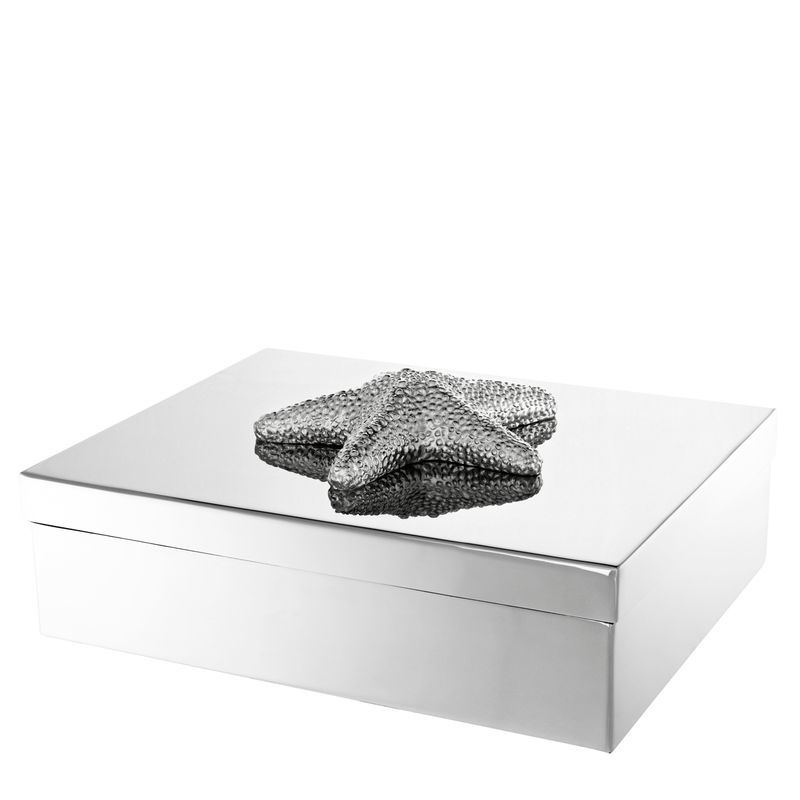 Шкатулка Sea Star L от Eichholtz EICHHOLTZ EICHHOLTZ 060228 Хром  - Вид №1