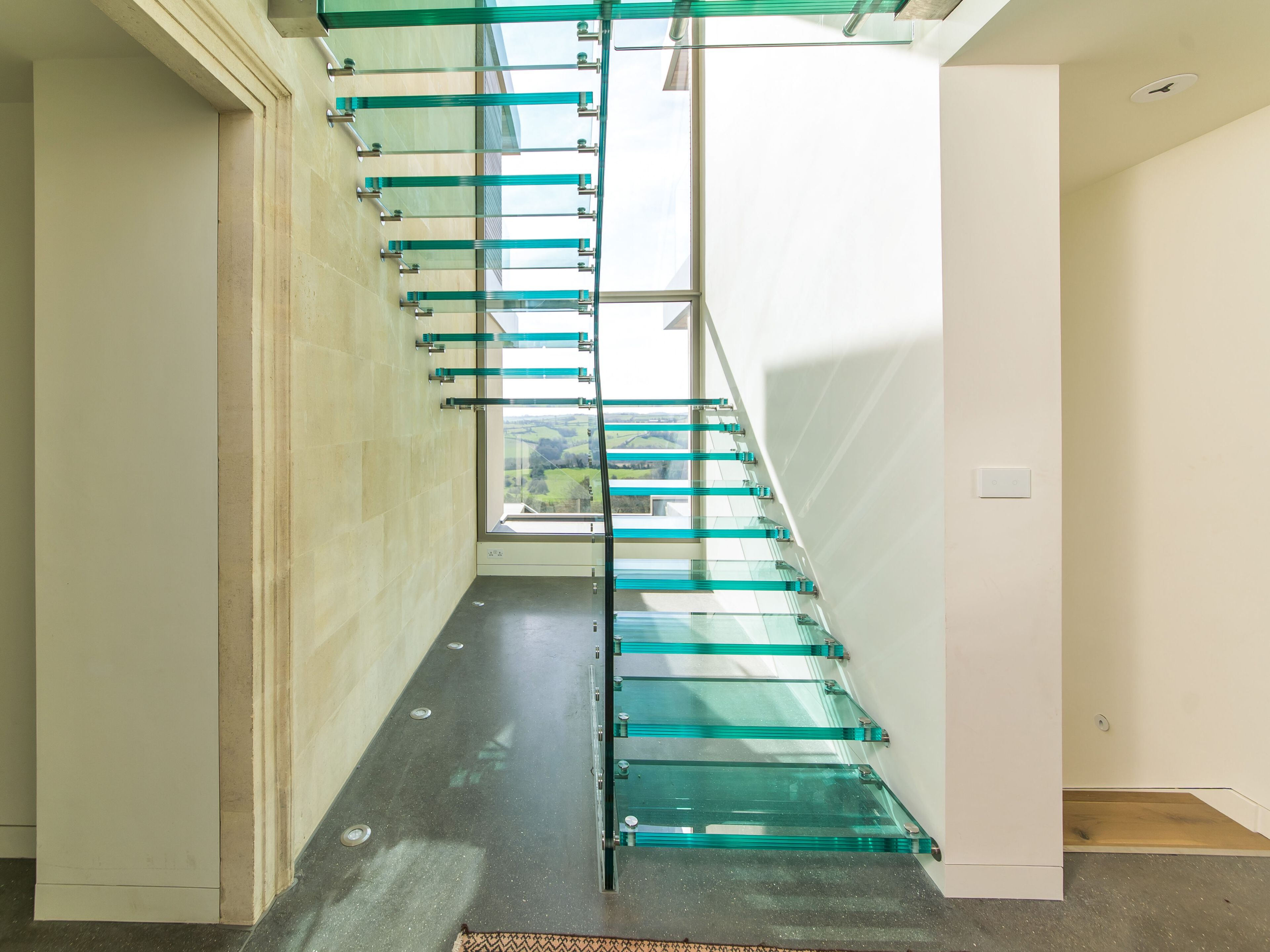 Стеклянная лестница Siller Treppen ALL GLASS STAIRS ARCH-00053723