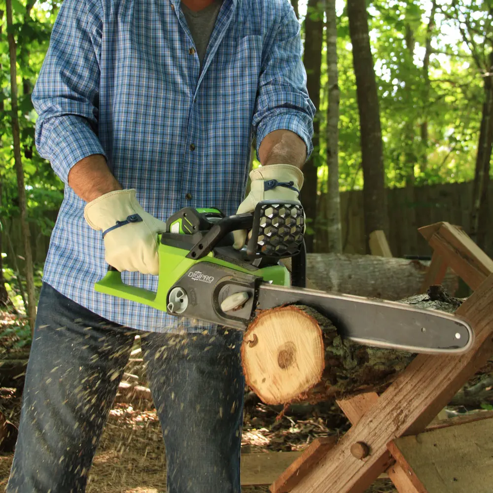 Аккумуляторная пила GreenWorks, 40 В шина 40 см АКБ и ЗУ не в комплекте STLM-2171803 - Вид №8