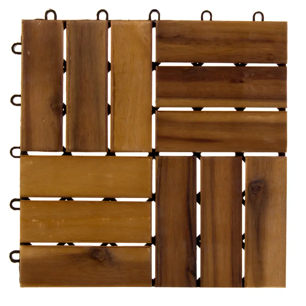 Плитка садовая 30x30x2.4 см, акация, 12 реек Santreyd STLM-2192082 - Вид №1