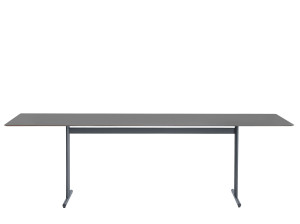 Прямоугольный садовый стол из HPL и металла