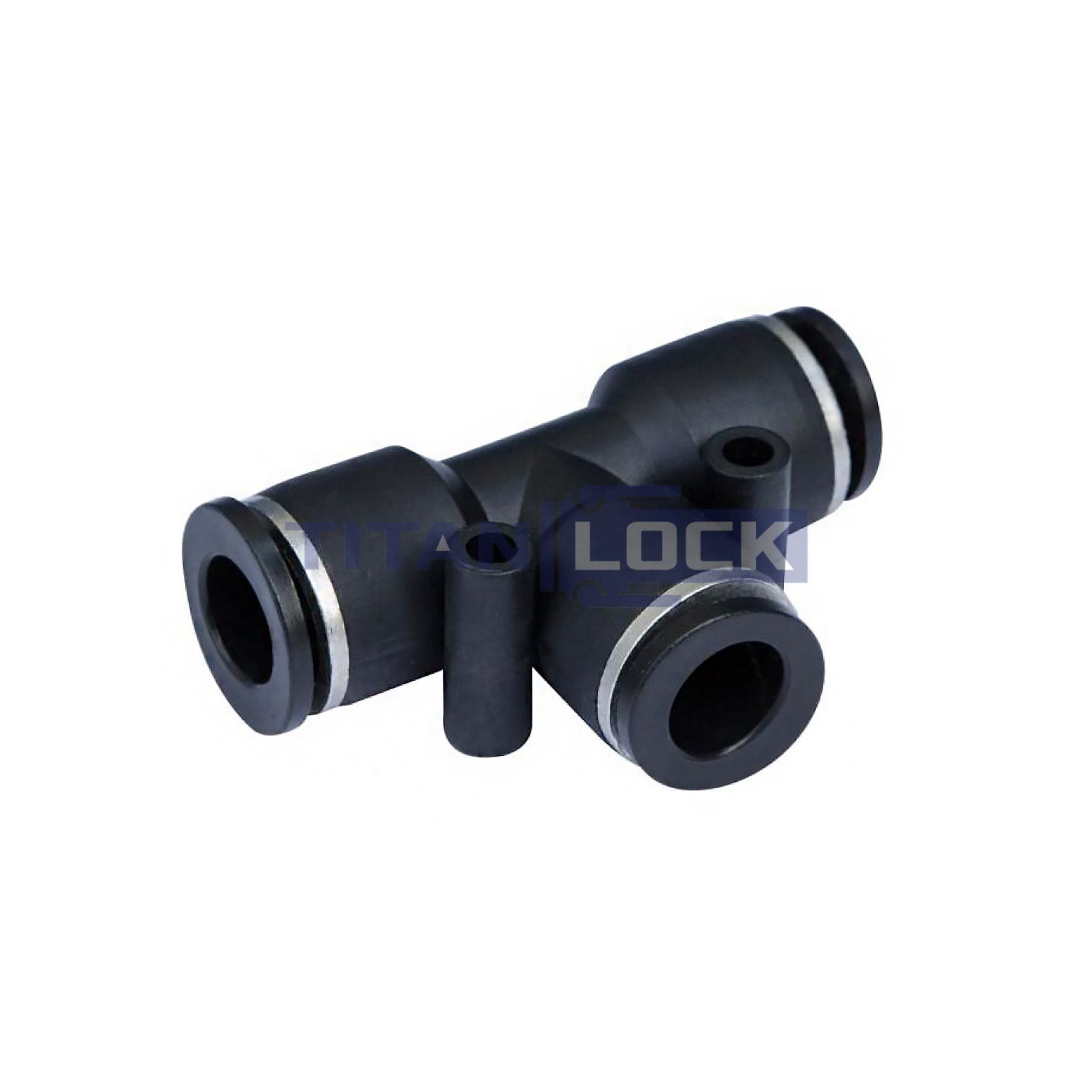 Фитинг цанговый Т-образный, 4 мм, пластик, тип PUT, TLP-PUT4 TITAN LOCK 