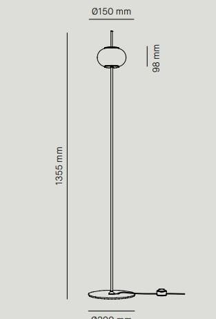 Торшер из стали и стекла Milan Iluminacion Astros ARCH-00127804 - Вид №8