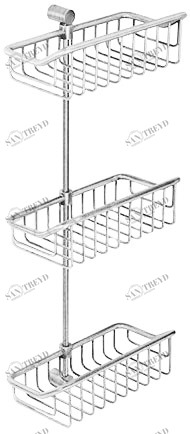 Решетка тройная MIGLIORE Complementi ML.COM.CR-50.603 - хром ML.COM-50.603.CR