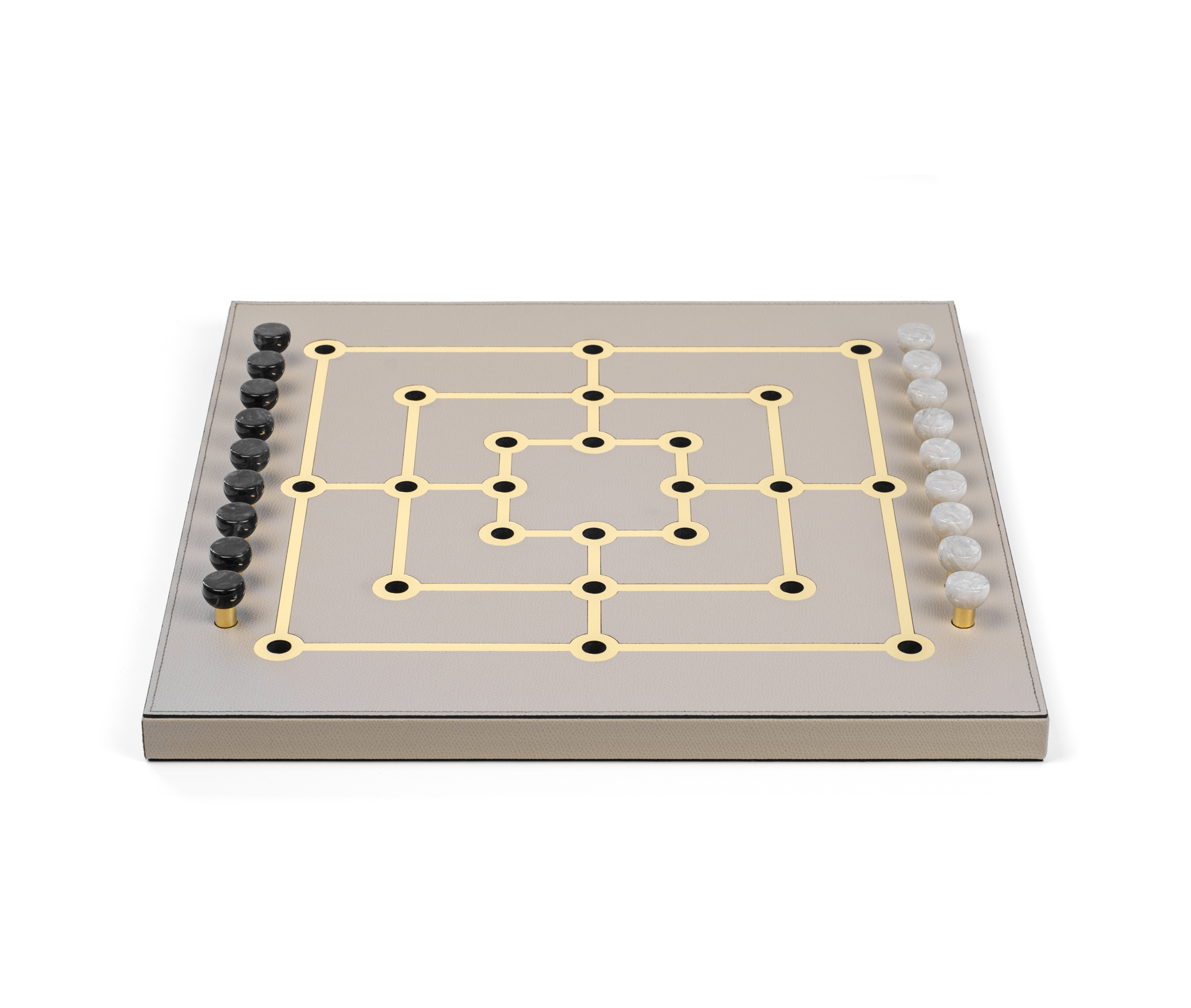 Набор игр «Мельница» - 39X39XH2,5 см / зернистая кожа_earth Pinetti 00.1020.029.049 - Вид №2