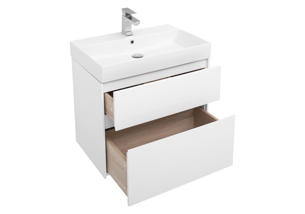 Тумба с раковиной Aquanet Бруклин 70 белый 0020395900198207 - Вид №3