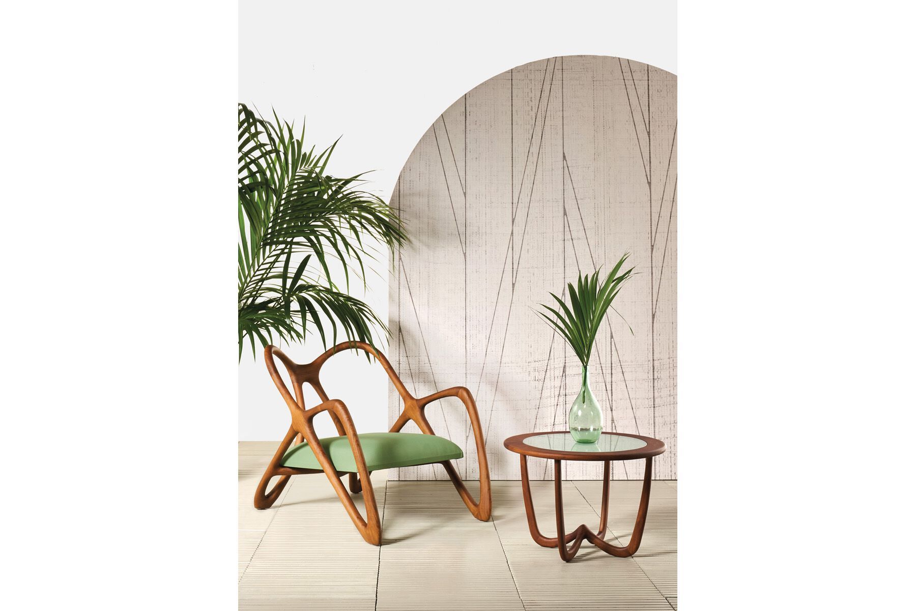 Кресло из тикового дерева с подлокотниками Il Giardino di Legno Nanto ARCH-00053838 - Вид №2