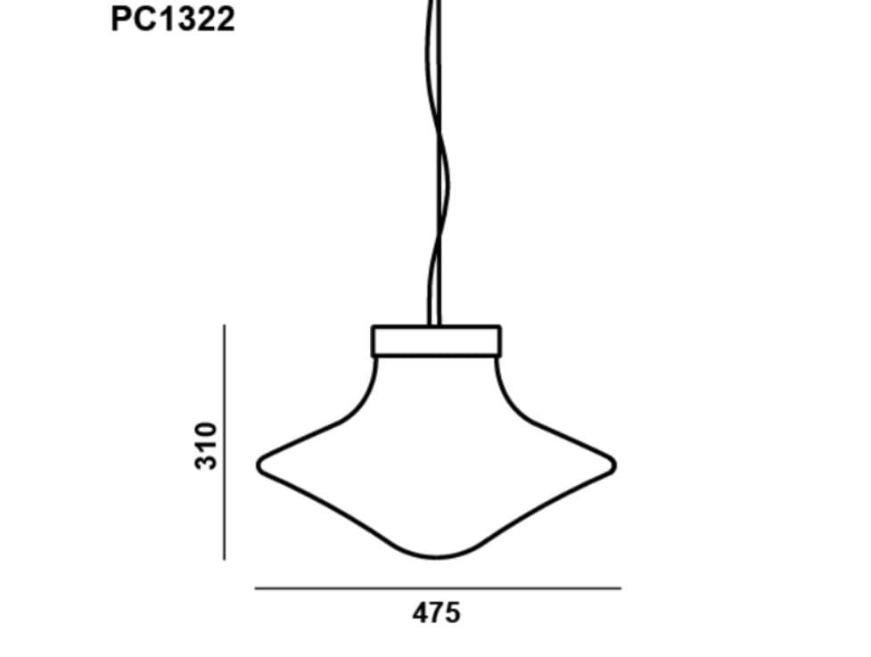 Опаловое стекло светодиодный подвесной светильник BROKIS Волчок ARCH-00071922 - Вид №13