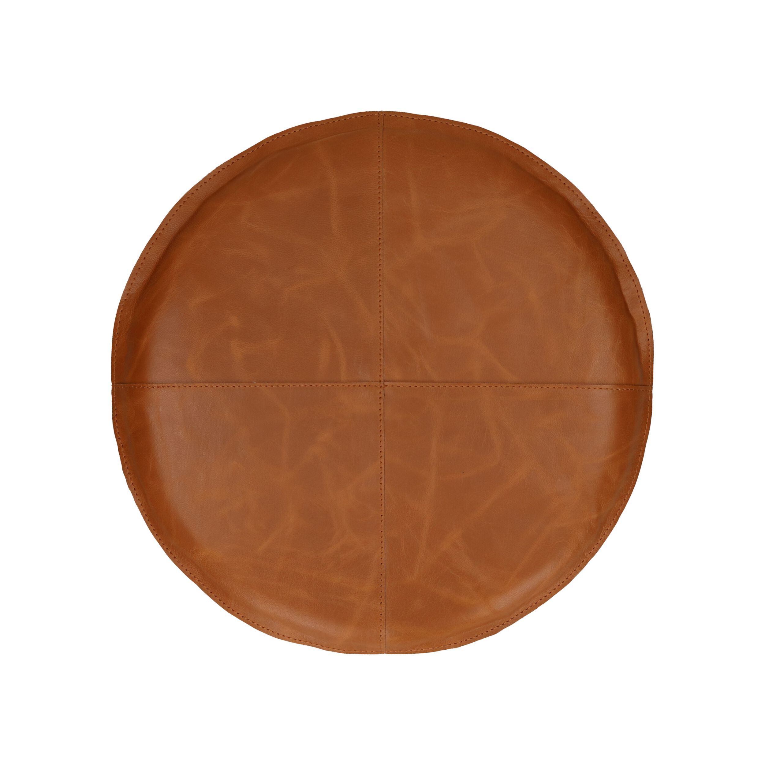 Круглая кожаная подушка для стула POMAX Рэмбо ARCH-00039723 - Вид №1