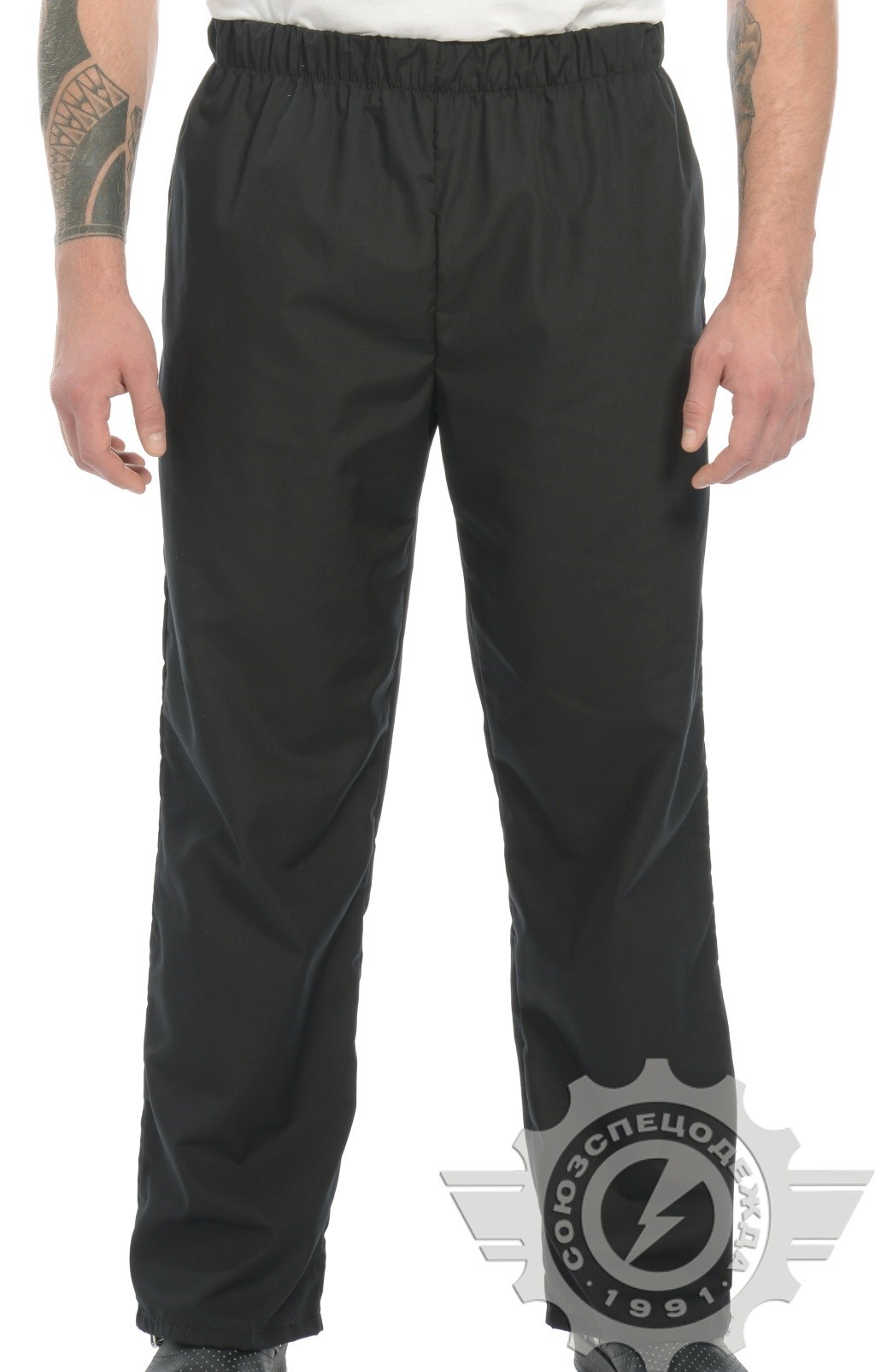 69059 Брюки "Люкс-Лайт" поварские черные  Одежда для поваров  размер 48-50/170-176 Спецодежда  - Вид №7