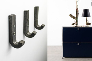 Чугунная вешалка для одежды