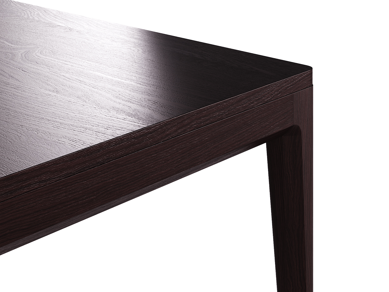 Журнальный столик прямоугольный 120 см дуб венге Case №4 THE IDEA  210106 Венге;черный  - Вид №2