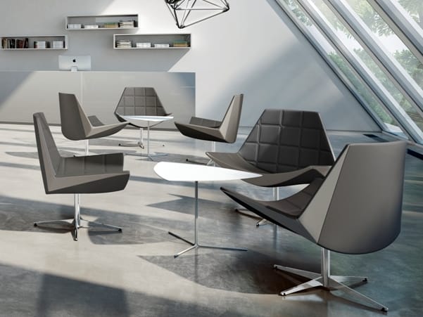 Кожаный спиц поворотный стул Kastel Каяк ARCH-00084338