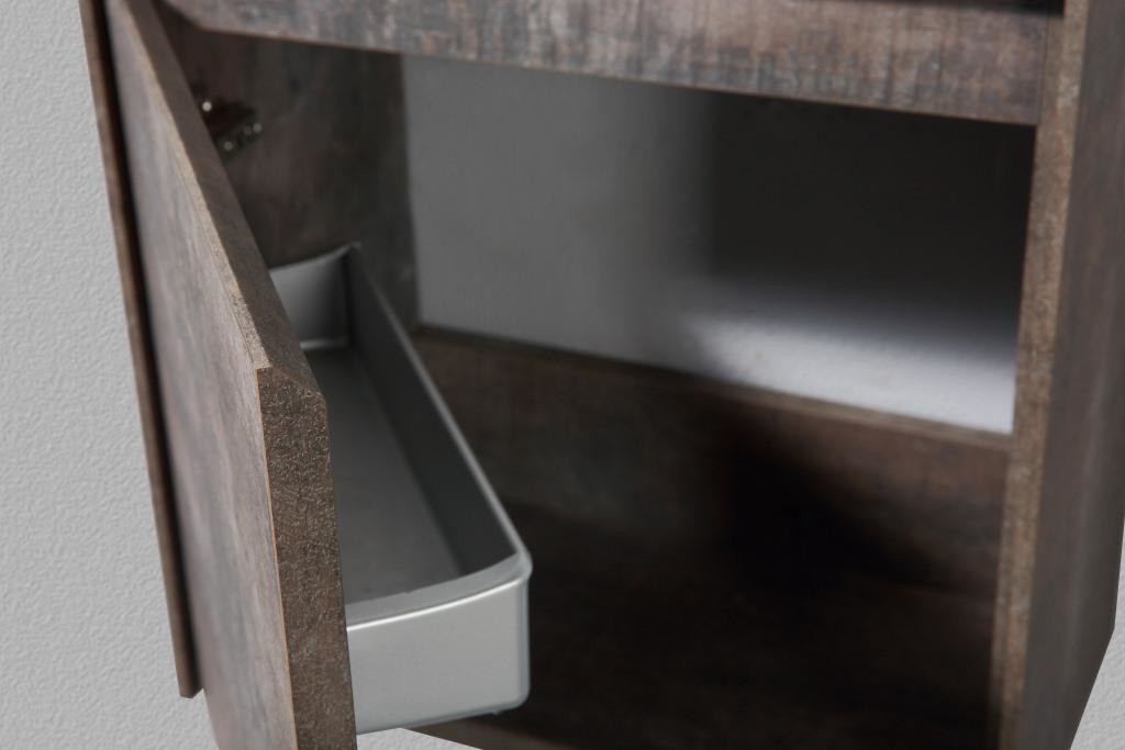 Мебель для ванной BelBagno PIETRA MINI-460-PT левосторонняя  - Вид №4