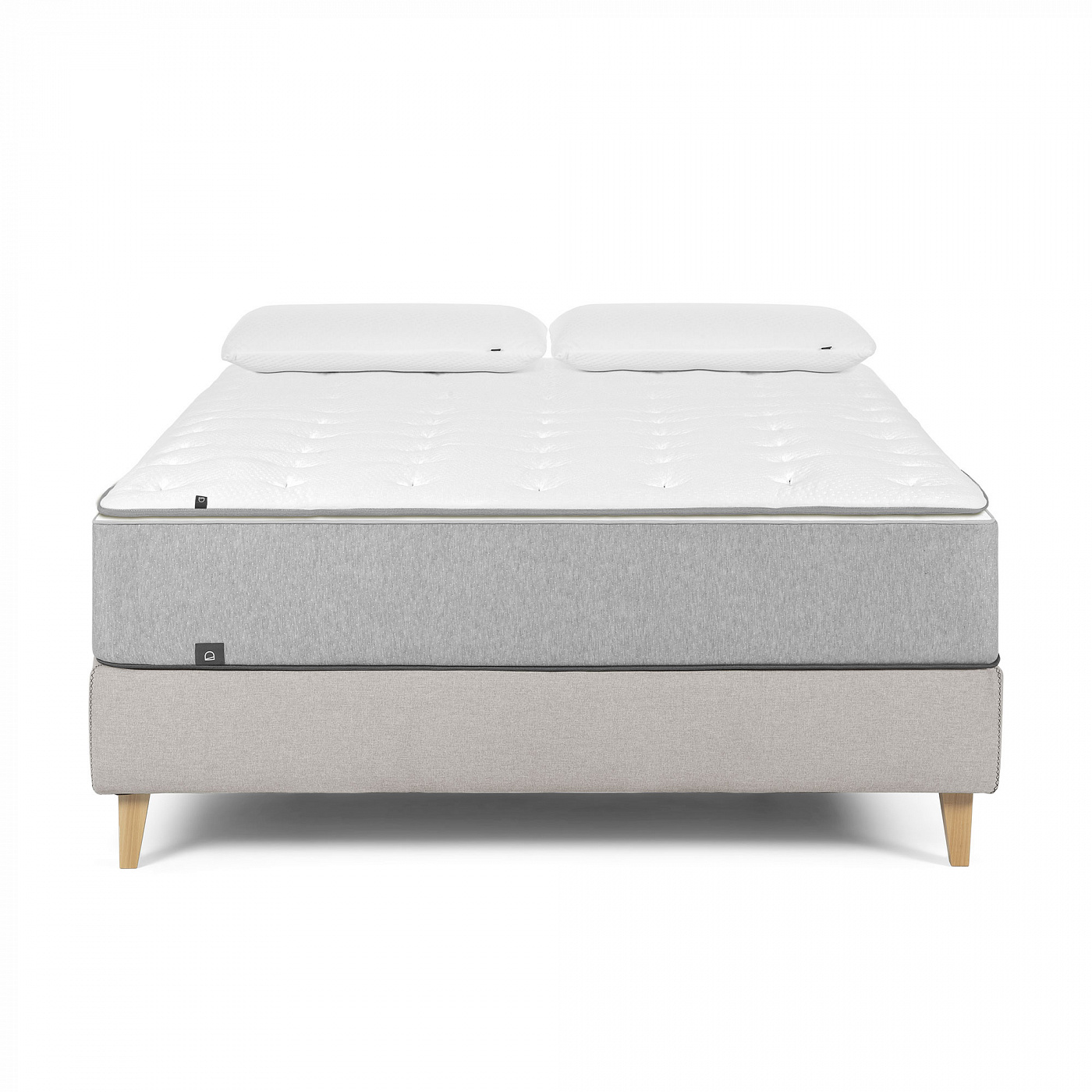 062780 Кровать 150x190 бежевая La Forma Nikos