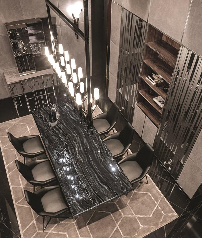 Longhi Прямоугольный мраморный стол Loveluxe T 120 - Вид №3