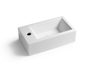 Керамическая прямоугольная ручная мойка