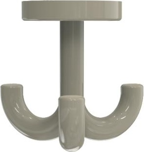 477.90.052 тройной крючок HEWI System 111 | Polyamid  - Вид №6