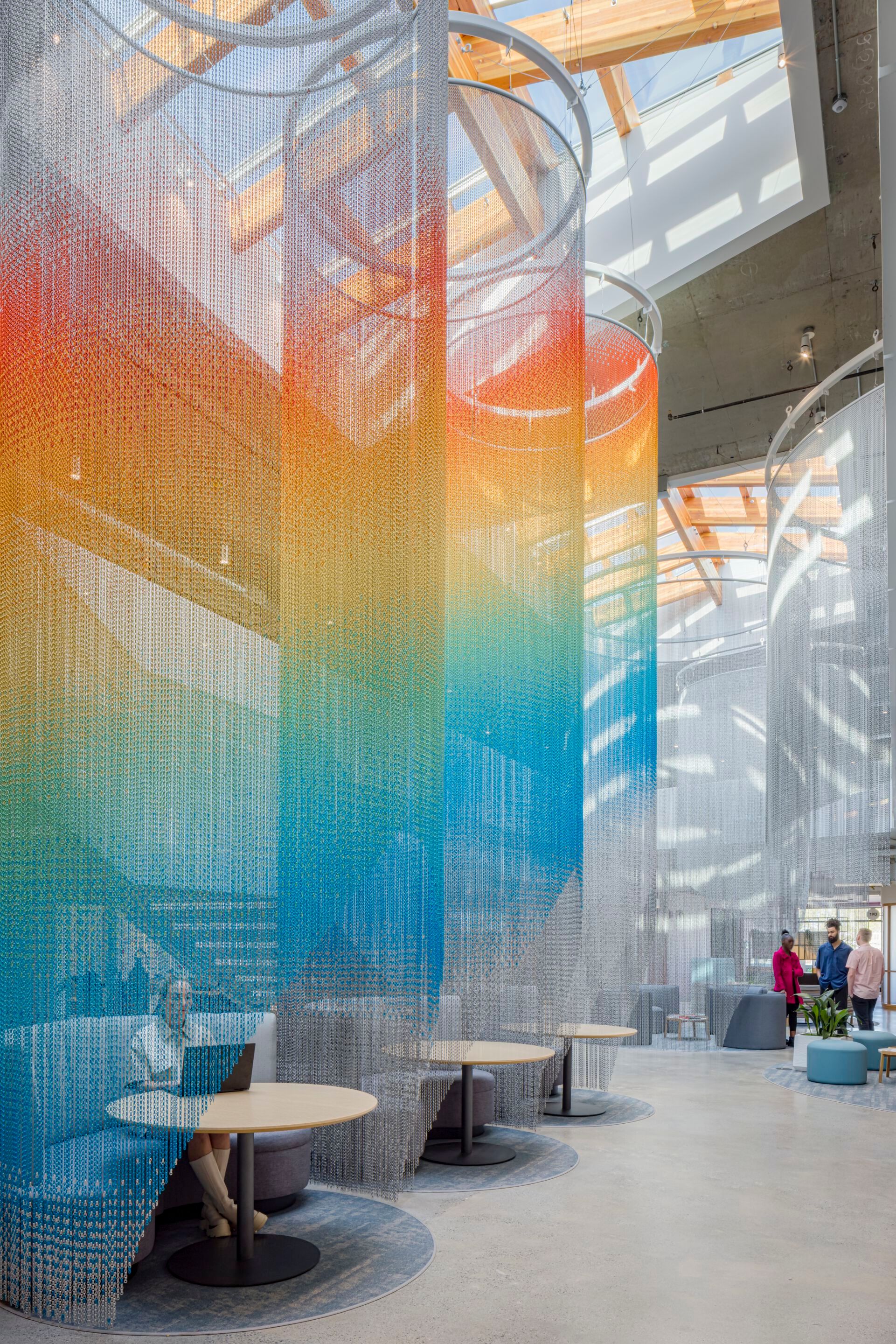 Алюминиевая проволочная палатка Kriskadecor SPACE DIVIDER - CORPORATE OFFICE ARCH-00069512 - Вид №1